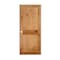 Trimlite 28"x80"x13/8" Knotty Alder 2Panel Interior Shaker 71/4" LH Prehung Door Brushed Chrome Hinges 2468ska8402LH26D714 - alternate 1